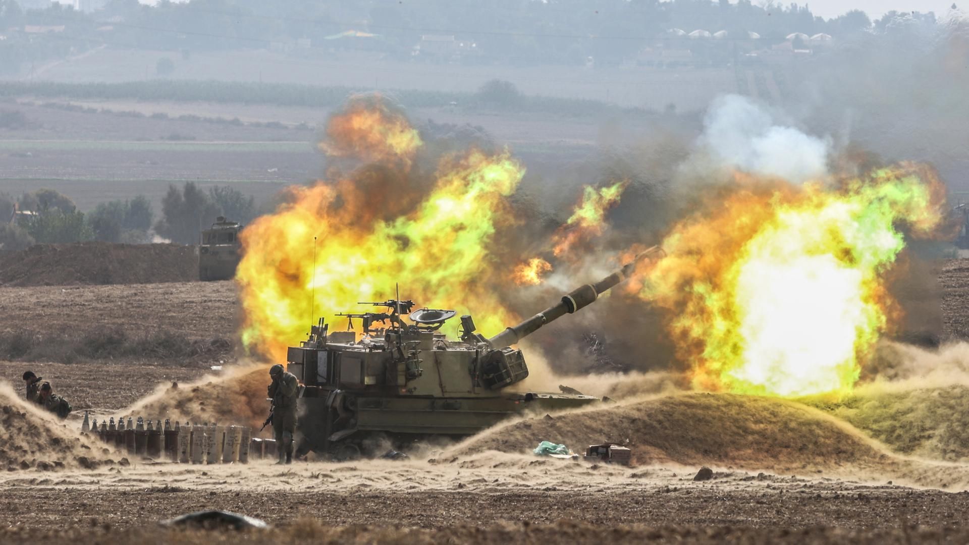 explodierender Panzer