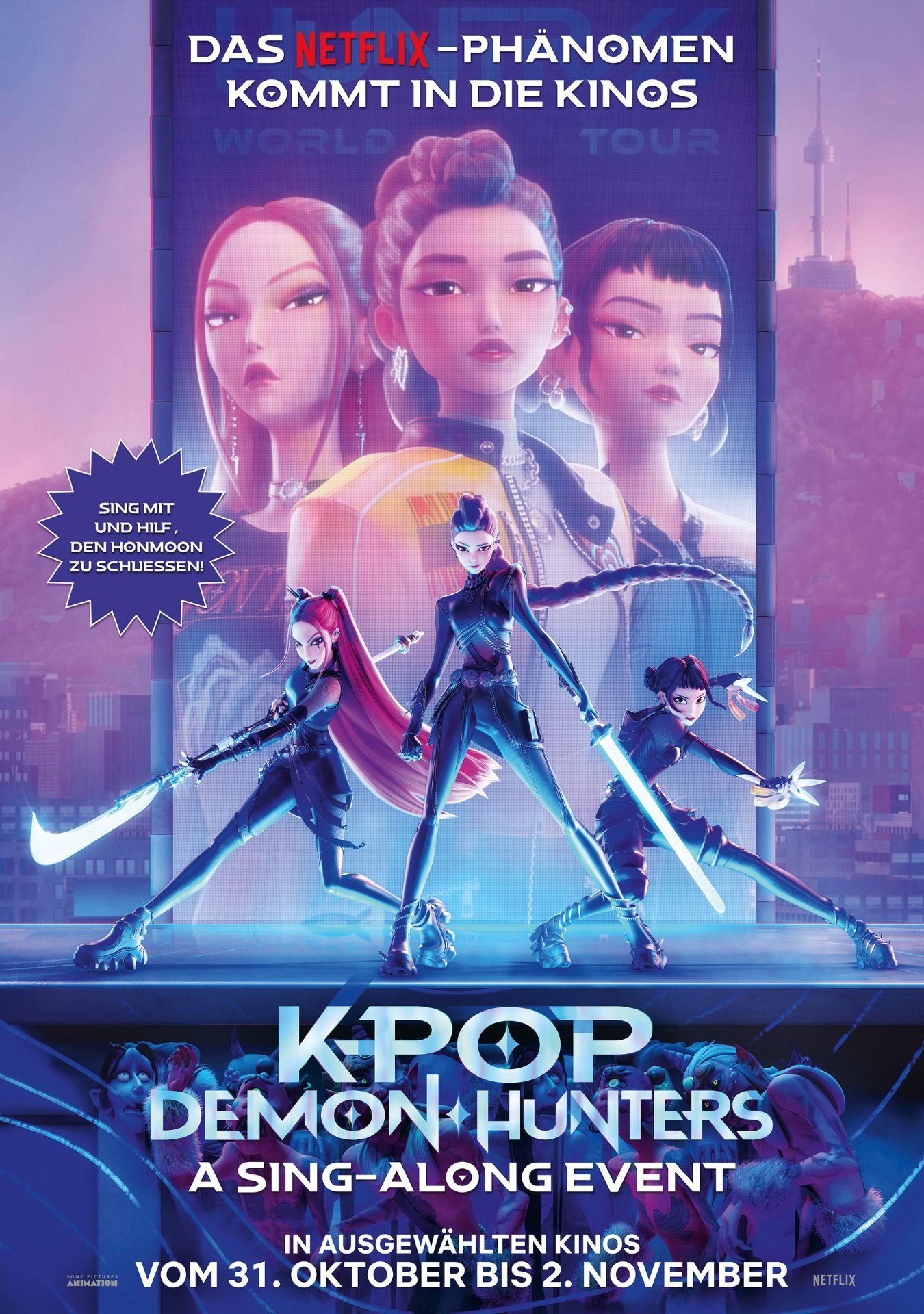 KPop Demon Hunters - A Sing Along Event – Poster